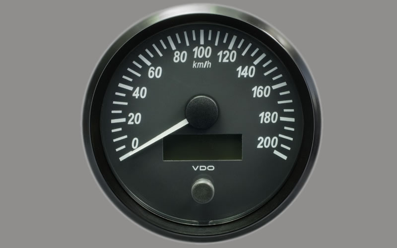 SingleViu Speedometer 200 Km-h